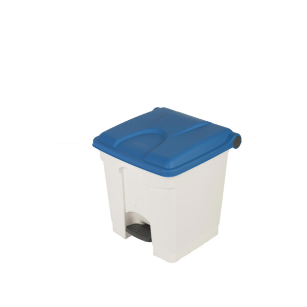 Container 30l blanc couvercle bleu - JVD - 899750