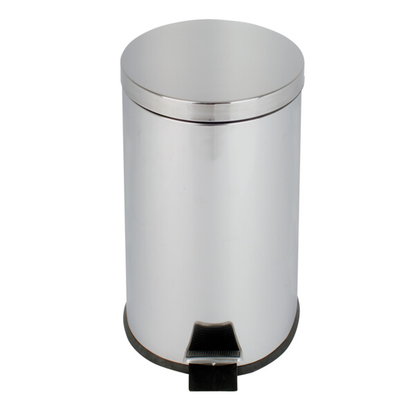 Collecteur à pédale 20l inox miroir - JVD - 899821