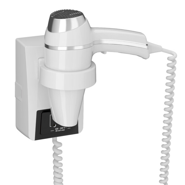 Sèche-cheveux clipper ii blanc + support pr mt - JVD - 8221197