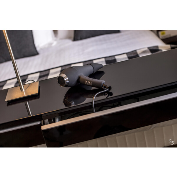 Sèche-cheveux ibiza pistolet noir mat vde plug - JVD - 8221367