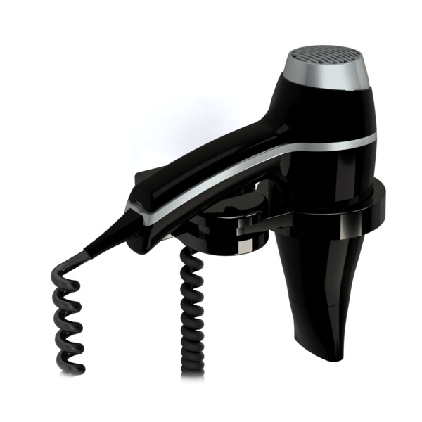 Sèche-cheveux alteo noir + support universel - JVD - 8221626