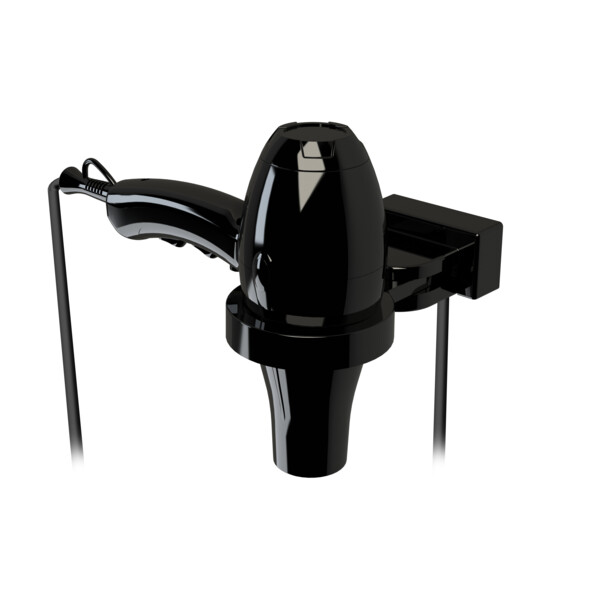 Sèche-cheveux ibiza noir + support universel - JVD - 8221630