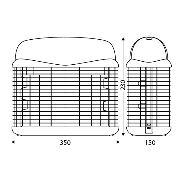 Désinsectiseur 30W JVD Commerce avec 2 tubes de 15W - JVD - 855078