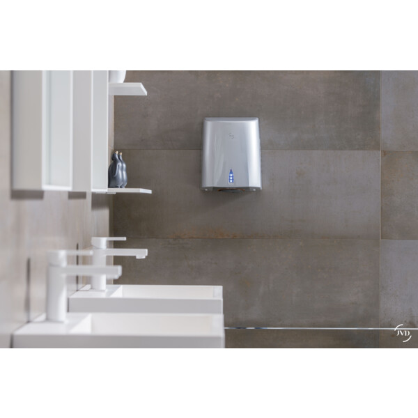 Sèche-mains automatique JVD Copt'air S 1500W gris métal - JVD - 8111623