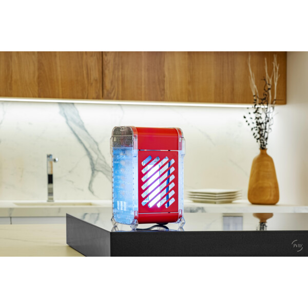 Désinsectiseur 20W JVD Compact II rouge avec 1 tube de 20W acier laqué - JVD - 8551328