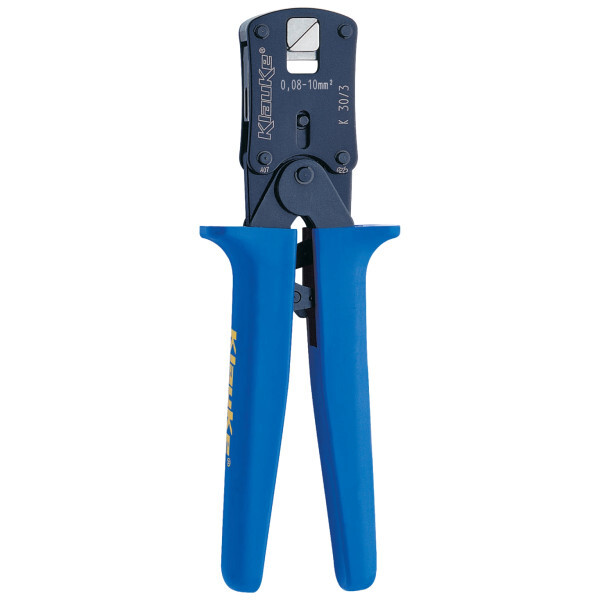 Pince à sertir pour embouts simples 0,08 à 10mm² et doubles 2 x 0,5 à 2 x 4mm² - Klauke - K30/3