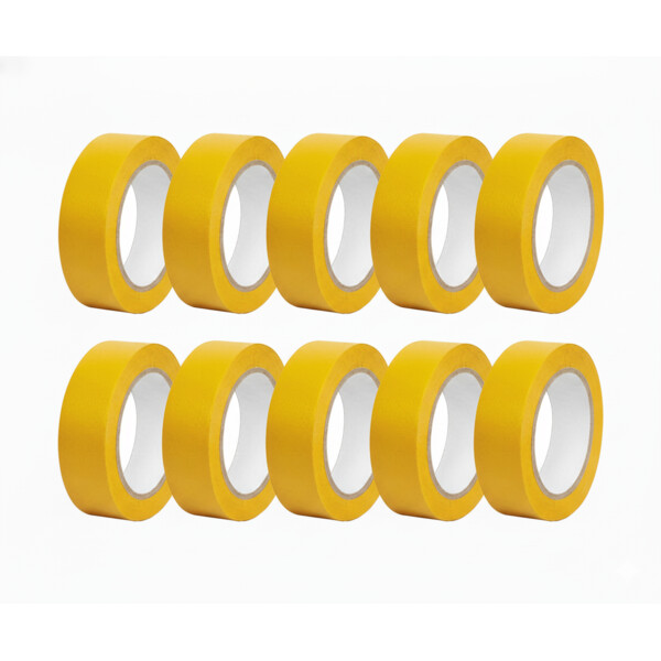 Ruban isolant jaune Klauke 15mm x 10m en PVC et adhésif - usage courant électrique - Klauke - RIS4