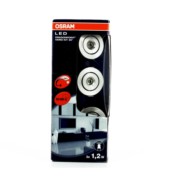Kit LED encastrable 1,2W 3000K Ø52mm intérieur Ledvance - Ledvance - 368621