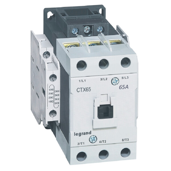 Contacteur de puissance Ctx 3p 65a 2no2nc 230v ac - Legrand - 416166