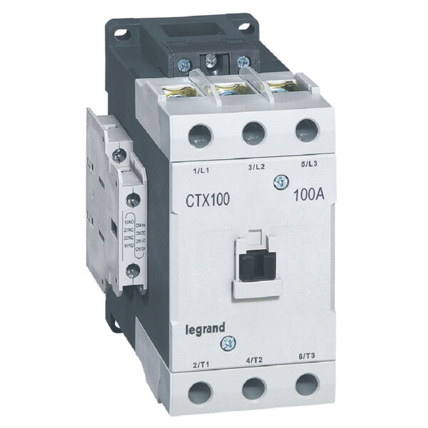 Contacteur de puissance Ctx 3p 100a 2no2nc 24v dc - Legrand - 416221