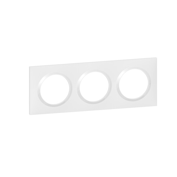 Legrand dooxie plaque 3 postes blanc - Legrand - 600903