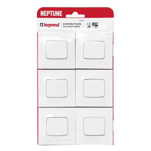 Lot Legrand Neptune 6 vv ba - Legrand - 200250