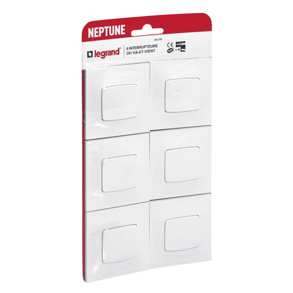 Lot Legrand Neptune 6 vv ba - Legrand - 200250