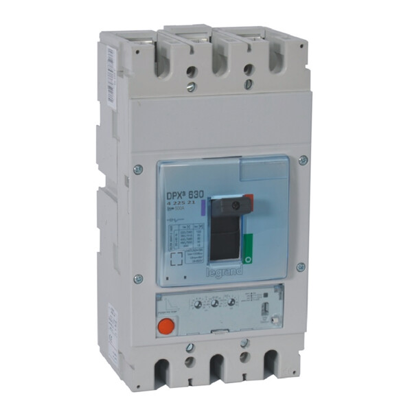 Disjoncteur électronique s1 dpx³ 630 - icu 70 ka - 3p - 500 a - Legrand - 422521
