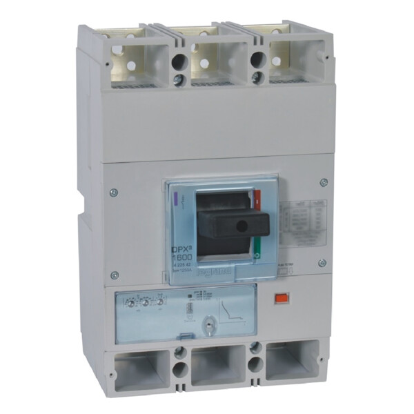 Disjoncteur électronique s1 dpx³ 1600 - icu 36 ka - 3p - 1250 a - Legrand - 422542