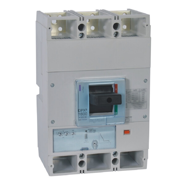 Disjoncteur électronique s1 dpx³ 1600 - icu 50 ka - 3p - 1600 a - Legrand - 422555