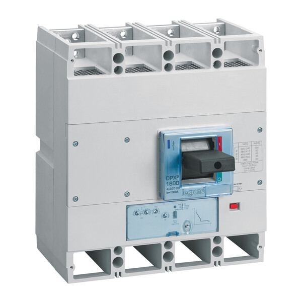 Disjoncteur électronique s1 dpx³ 1600 - icu 50 ka - 4p - 1000 a - Legrand - 422559