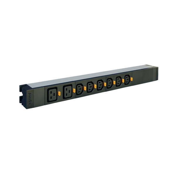 Pdu 19'' 1 u lcs² - 6xc13 + 2xc19 - raccordement par bornier - Legrand - 646809