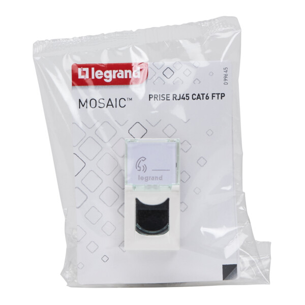 Prise rj45 cat6 ftp 1 module - Legrand - 099645