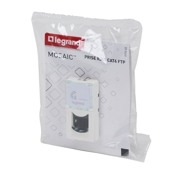 Prise rj45 cat6 ftp 1 module - Legrand - 099645