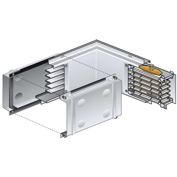 Mr 400a coude horizontal g - Legrand - ZU50410314