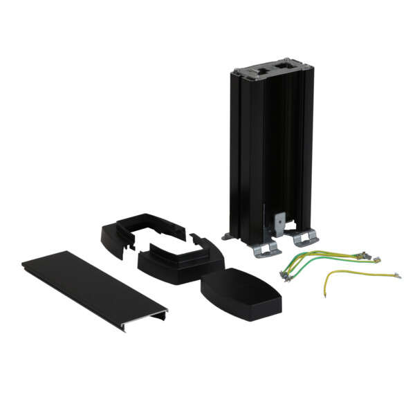 Legrand colonnette universelle 1 compartiment 0,3m noir - Legrand - 653102