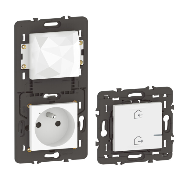 Pack Démarrage Connecté Mosaic With Netatmo, Prise & Commande, Blanc - Legrand - 077700LA