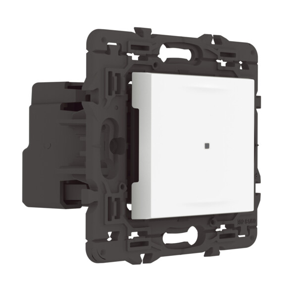 Interrupteur connecté Mosaic avec Neutre et variateur 150W LED compatible Netatmo - Blanc - Legrand - 077708LA