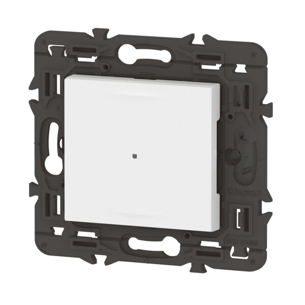Interrupteur connecté Mosaic avec Neutre et variateur 150W LED compatible Netatmo - Blanc - Legrand - 077708LA