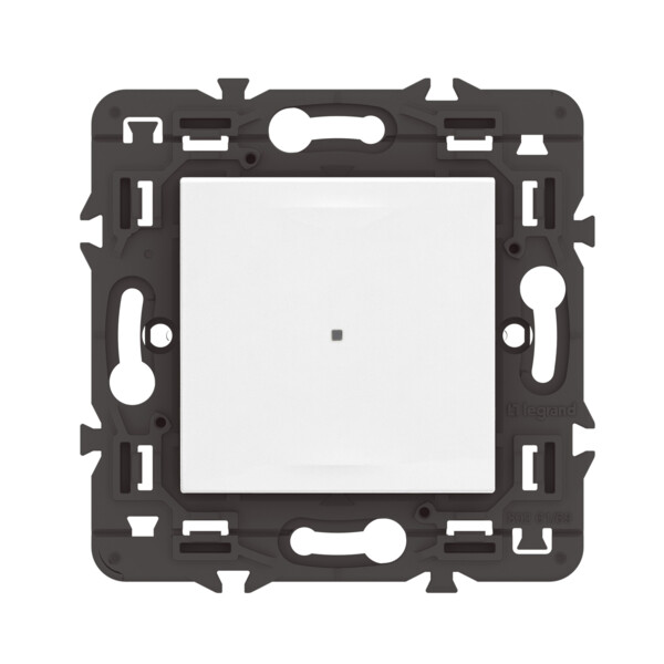 Interrupteur connecté Mosaic avec Neutre et variateur 150W LED compatible Netatmo - Blanc - Legrand - 077708LA