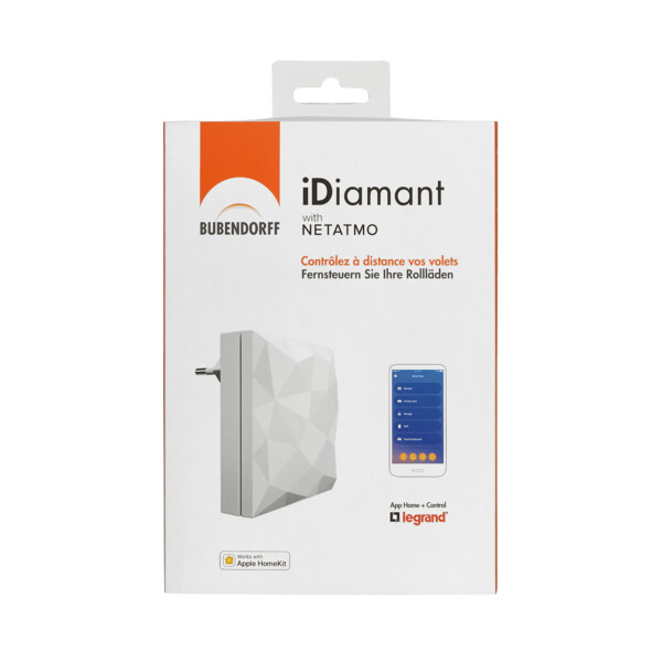 Passerelle iDiamant Bubendorff pour Volets Roulants - Compatible Netatmo - Legrand - BU050610