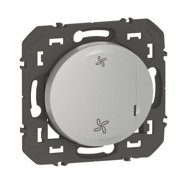 Commande sans fil pour VMC connectée Dooxie With Netatmo, effet alu, sans plaque - Legrand - 600103A
