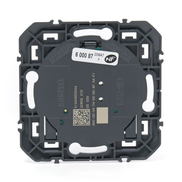 Commande sans fil pour volet roulant connecté Dooxie With Netatmo, effet alu, sans plaque - Legrand - 600187A