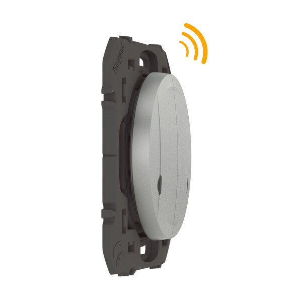 Commande Double Sans Fil pour Éclairage/Prise Dooxie With Netatmo - Effet Aluminium - Legrand - 600188A