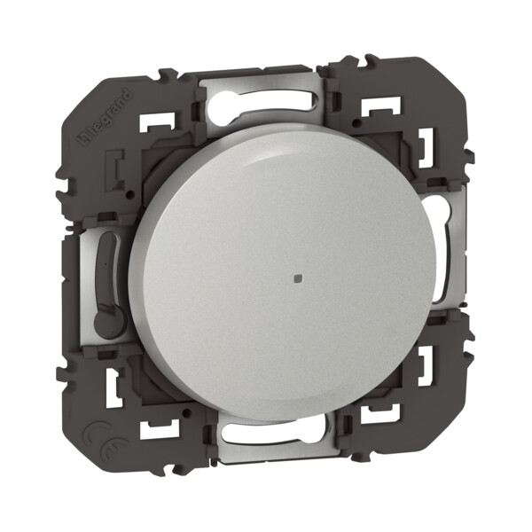 Interrupteur connecté avec Neutre et variateur Dooxie With Netatmo 150W LED, effet aluminium - Legrand - 600190A