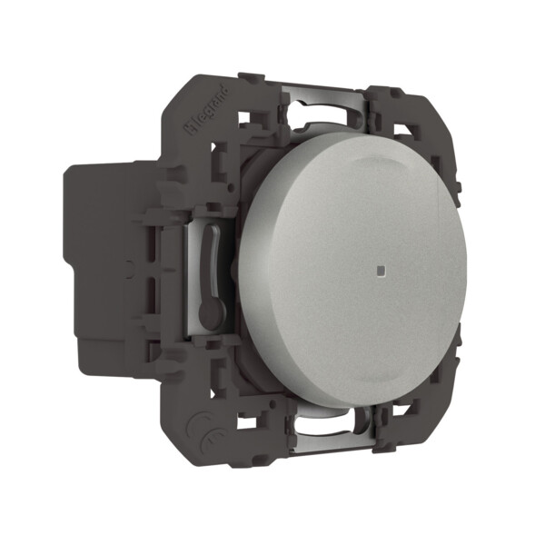 Interrupteur connecté avec Neutre et variateur Dooxie With Netatmo 150W LED, effet aluminium - Legrand - 600190A