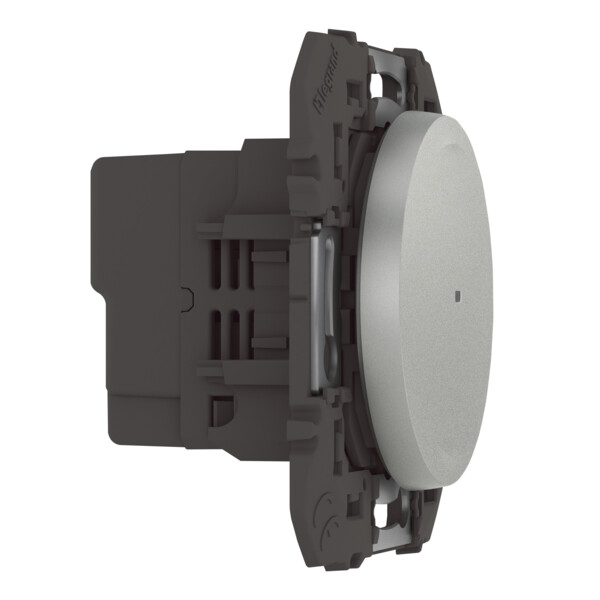 Interrupteur connecté avec Neutre et variateur Dooxie With Netatmo 150W LED, effet aluminium - Legrand - 600190A