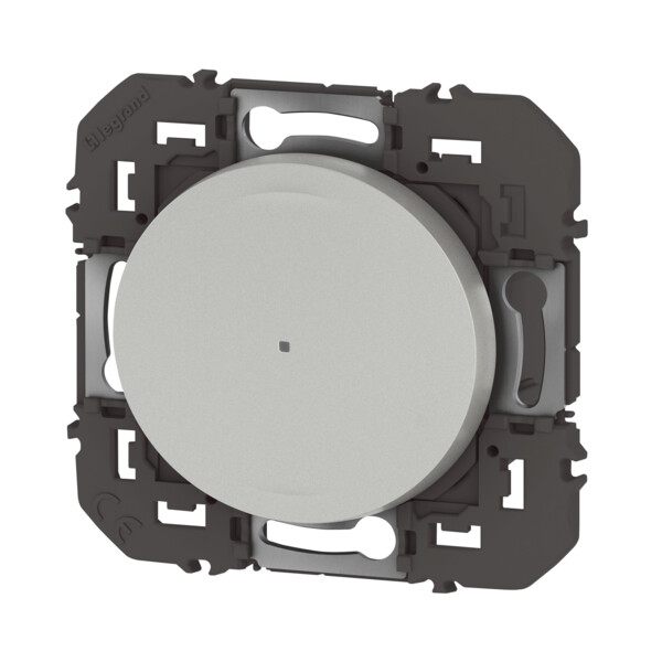 Interrupteur connecté avec Neutre et variateur Dooxie With Netatmo 150W LED, effet aluminium - Legrand - 600190A