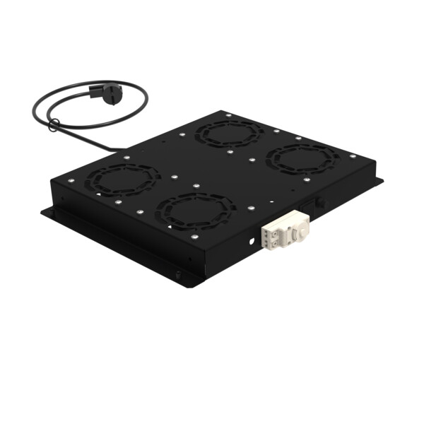 Legrand - plaque 4 ventilateurs + thermostat analog, prise 2p+t, std franco belge germaniq - Legrand - 446901