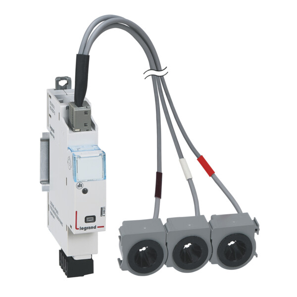 Legrand - module de mesure triphasé + 3 tores fermés ems cx³ jusqu'à 125a - 1 module - Legrand - 414921