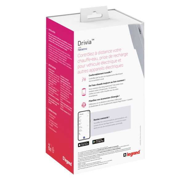 Pack de démarrage Drivia connecté : Module Control & Contacteur With Netatmo - Legrand - 412191