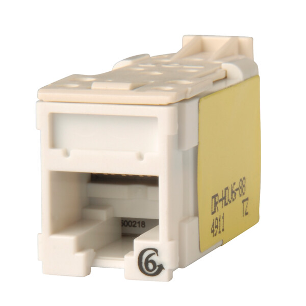 Lot de 20 connecteurs rj45 hd jack catégorie 6 utp - blanc - Legrand - HDJ6-88