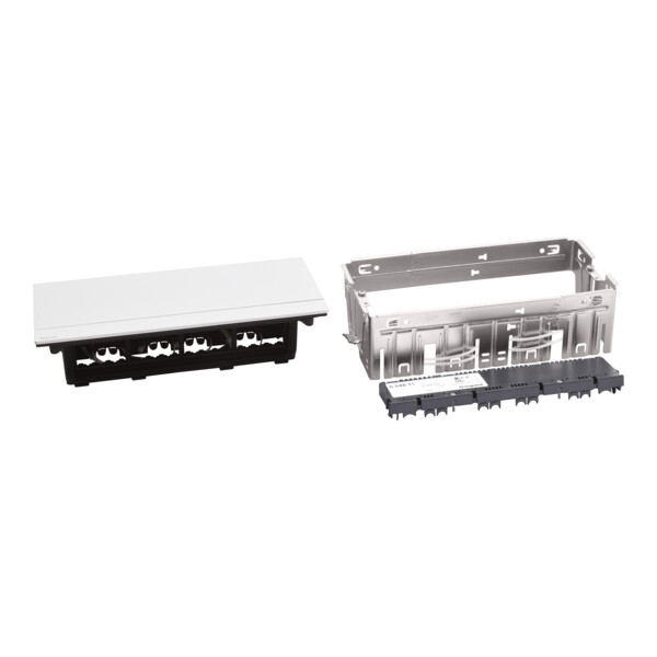 Pop up incara à équiper 8 modules - alu - Legrand - 654811