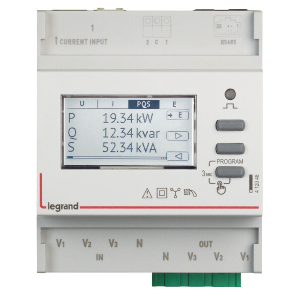 Centrale de mesure modulaire pour tores rogowski souples ouvrants - Legrand - 412048