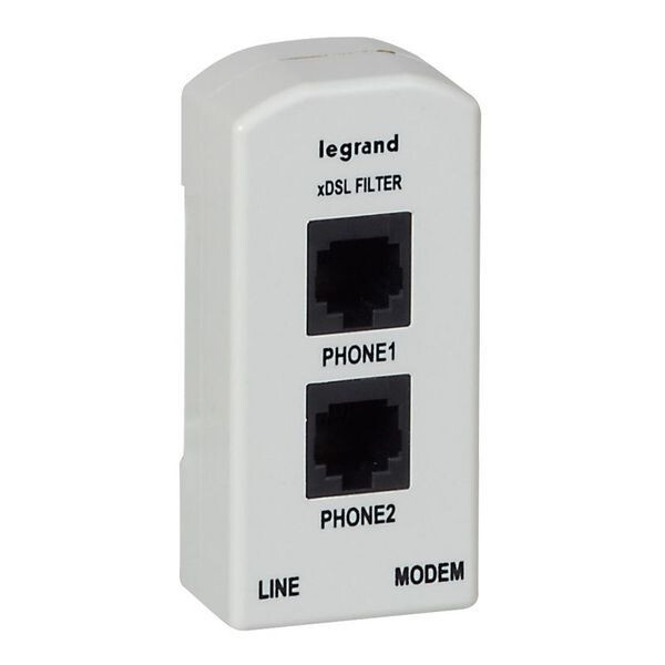 Répartiteur Modulaire Téléphonique ADSL 3 Sorties Legrand – 2 Modules - Legrand - 413112