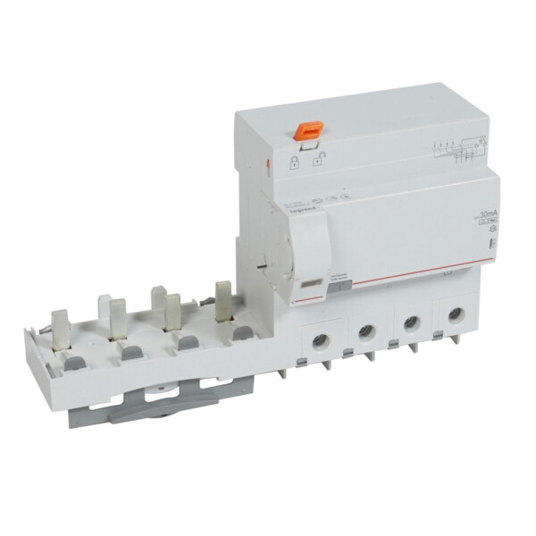 Bloc différentiel adaptable dx³ - à vis - 4p - 400 v~ - 125 a - type F - 30 ma - Legrand - 410637