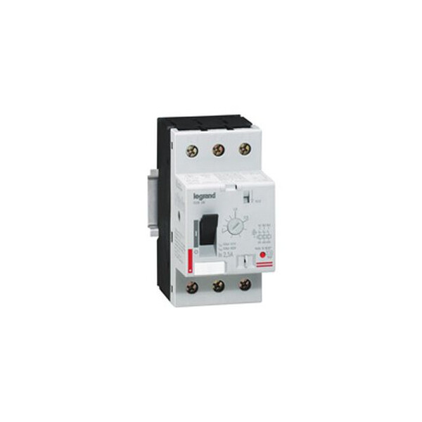 Disjoncteur moteur magneto-thermique Lexic - 3P - 4 A - thermique 2,5 à 4 - Legrand - 002807