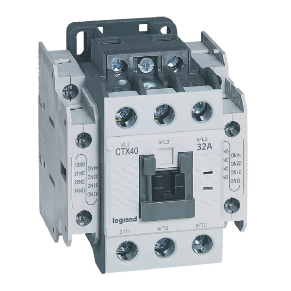 Contacteur de puissance Ctx 3p 32a 2no2nc 415v ac - Legrand - 416129