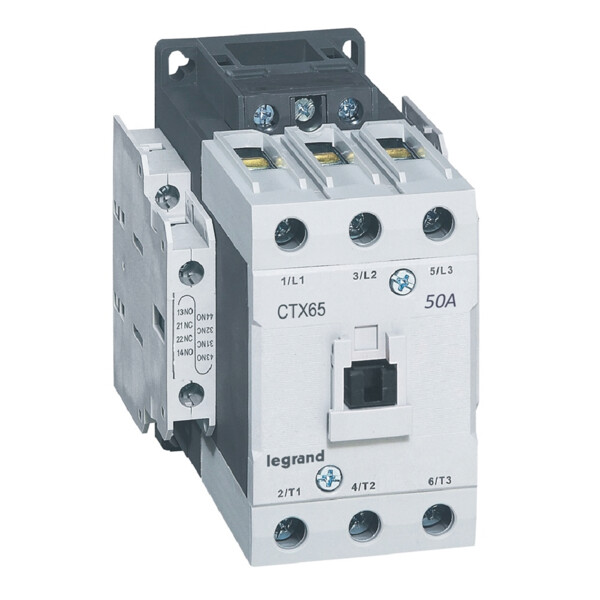 Contacteur de puissance Ctx 3p 50a 2no2nc 110v ac - Legrand - 416154