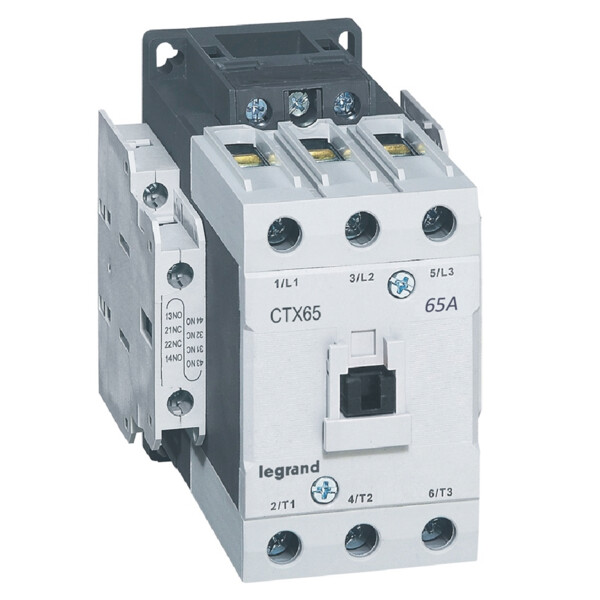 Contacteur de puissance Ctx 3p 65a 2no2nc 48v dc - Legrand - 416173